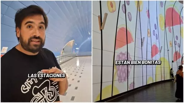 Influencers argentinos quedan impactados con Metro.