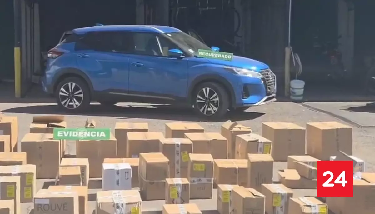 Dos hombres fueron detenidos por receptación de vehículo motorizado en Renca