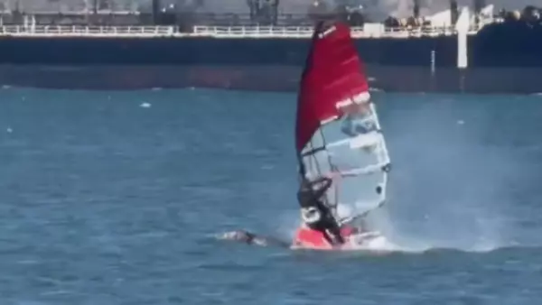 choque ballena windsurf