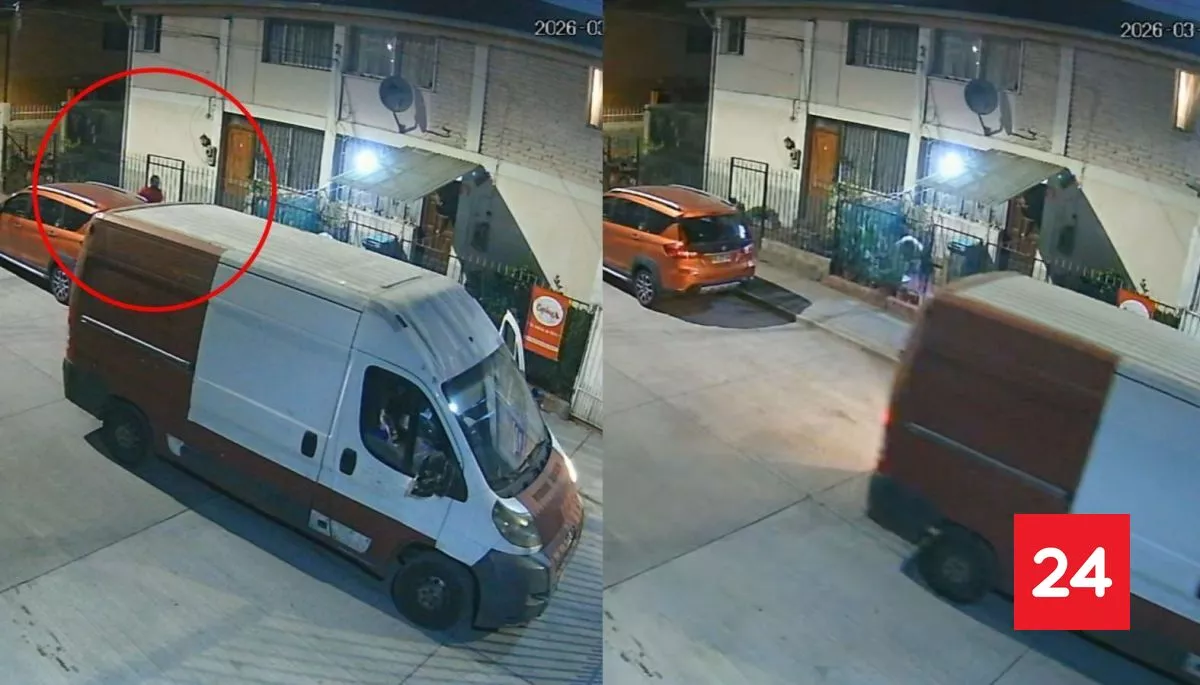 Huyendo en auto de la víctima: el VIDEO del sujeto acusado de asesinato en Quinta Normal