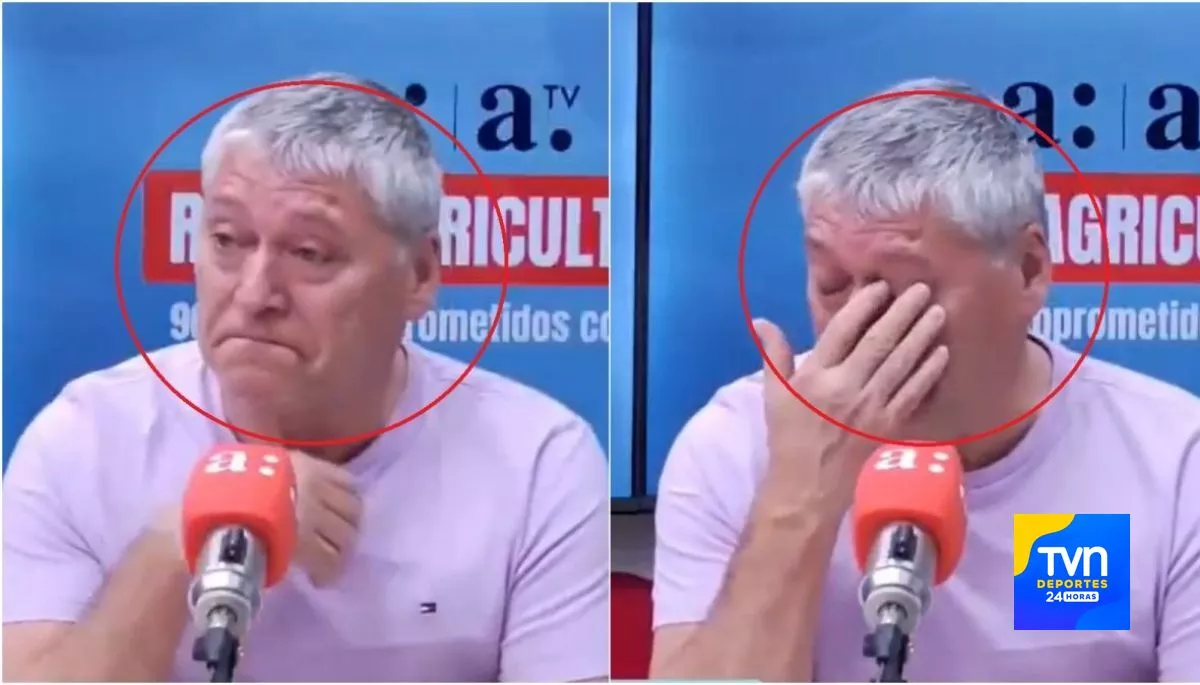 En plena transmisión: la reacción de Patricio Yáñez al enterarse de la muerte de "Pititore" Cabrera