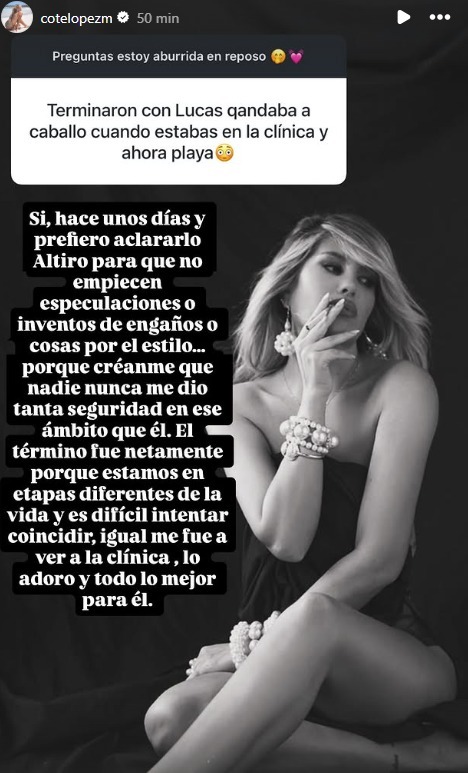 Coté López en Instagram