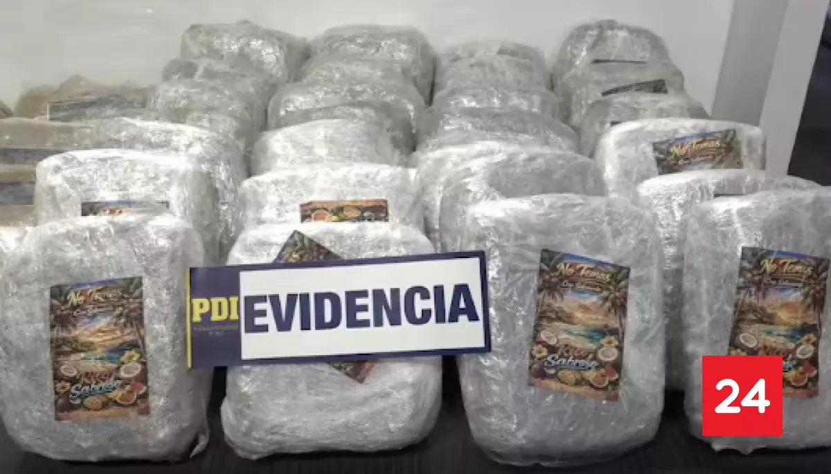 Desbaratan banda narco en la RM: hay seis detenidos y más de 70 kilos de droga incautados