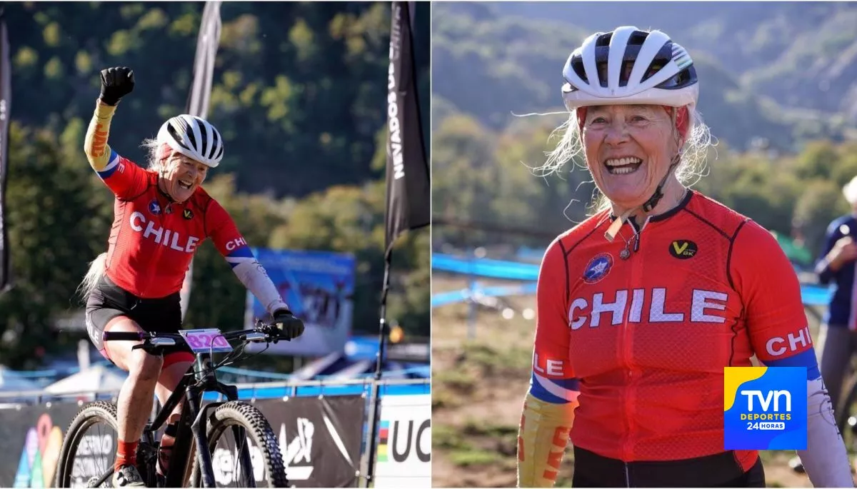 Chilena Valerie Coxhead se corona campeona mundial de mountain bike en categoría +75