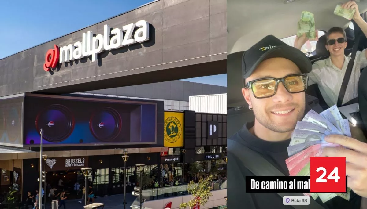 Mall Plaza Vespucio anuncia que "evalúa acciones legales" por influencer que regaló dinero