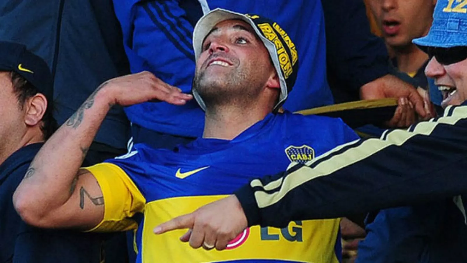 Mauro Martín, lider de la barra brava de Boca Juniors