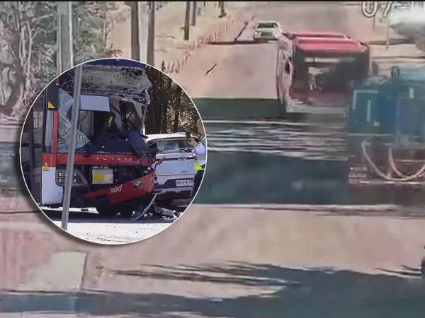 El VIDEO del mortal choque de micro con camión aljibe en Pudahuel