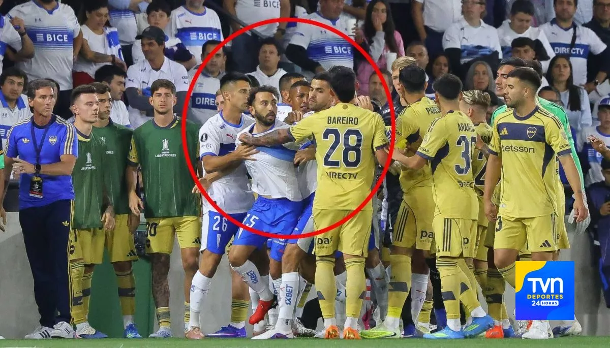 "Se picó todo": la polémica imagen en partido de la UC y Boca Juniors