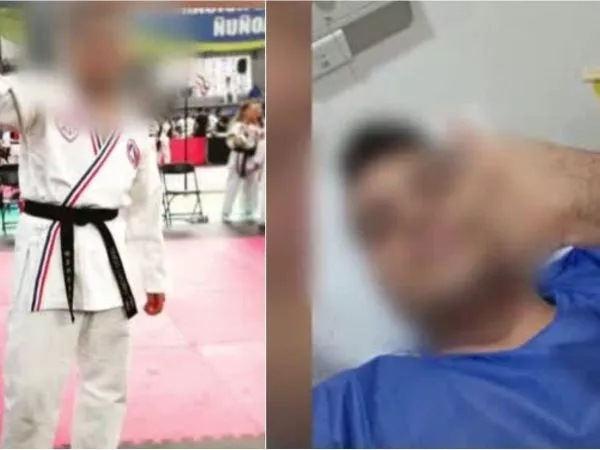 Guardia balado en mall oeste