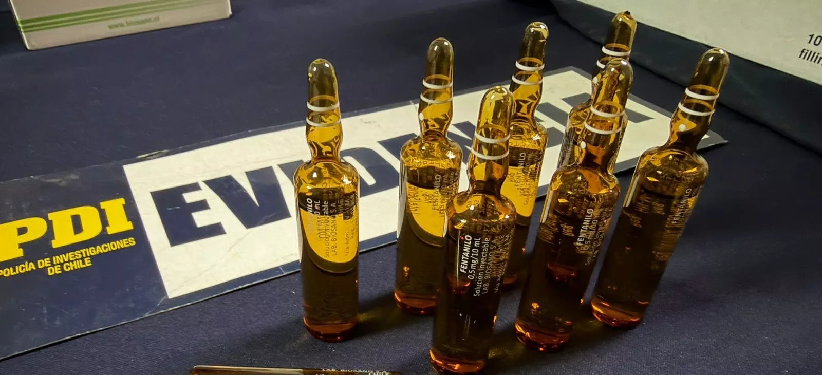 Foto: PDI, incautación de fentanilo.