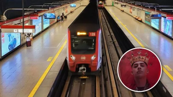 Metro de Santiago en concierto de Cris MJ