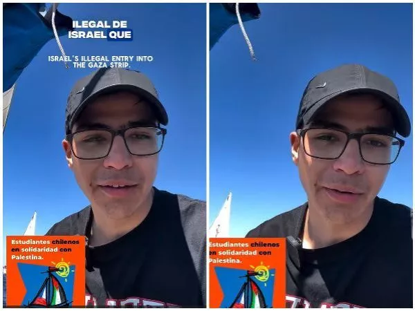 Víctor Chanfreau zarpó rumbo a la Franja de Gaza