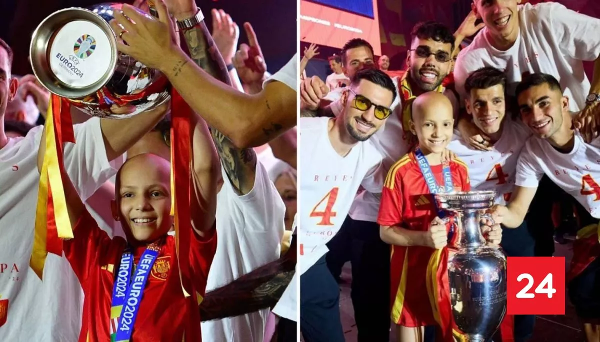 #Internacional 

Ícono en la lucha contra el cáncer: murió María Caamaño, niña que levantó la Eurocopa con España 

Más detalles ⬇️