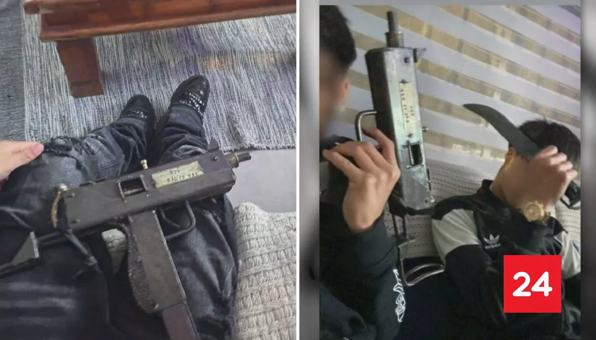 "Por qué llegó el GOPE a mi casa": detienen a adolescente que se jactaba de poseer una UZI en redes