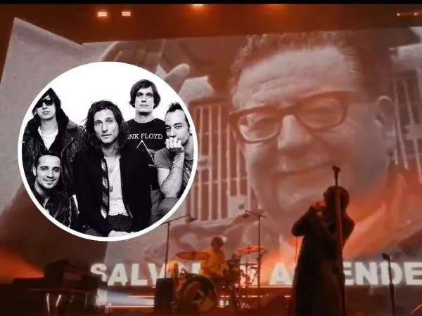 The Strokes proyecto imagen de Salvador Allende en Coachella