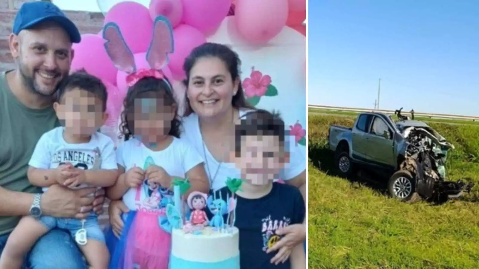 Familia que perdió la vida en trágico accidente en Argentina