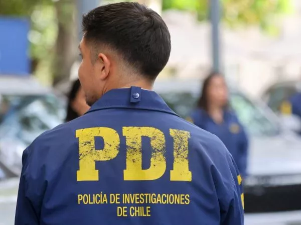 Imagen referencial de un funcionario de la PDI