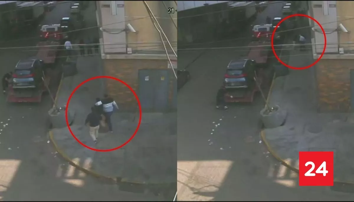 El VIDEO del violento robo a un comerciante en Estación Central