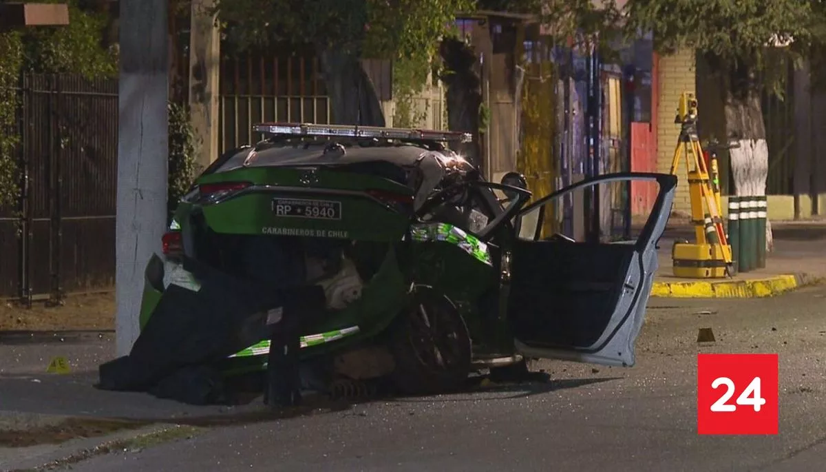 Dos carabineros lesionados tras persecución policial en La Florida