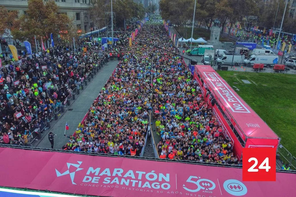 Recomendaciones para prevenir lesiones en la Maratón Santiago: "Sobre todo el mismo día, no hay que improvisar"