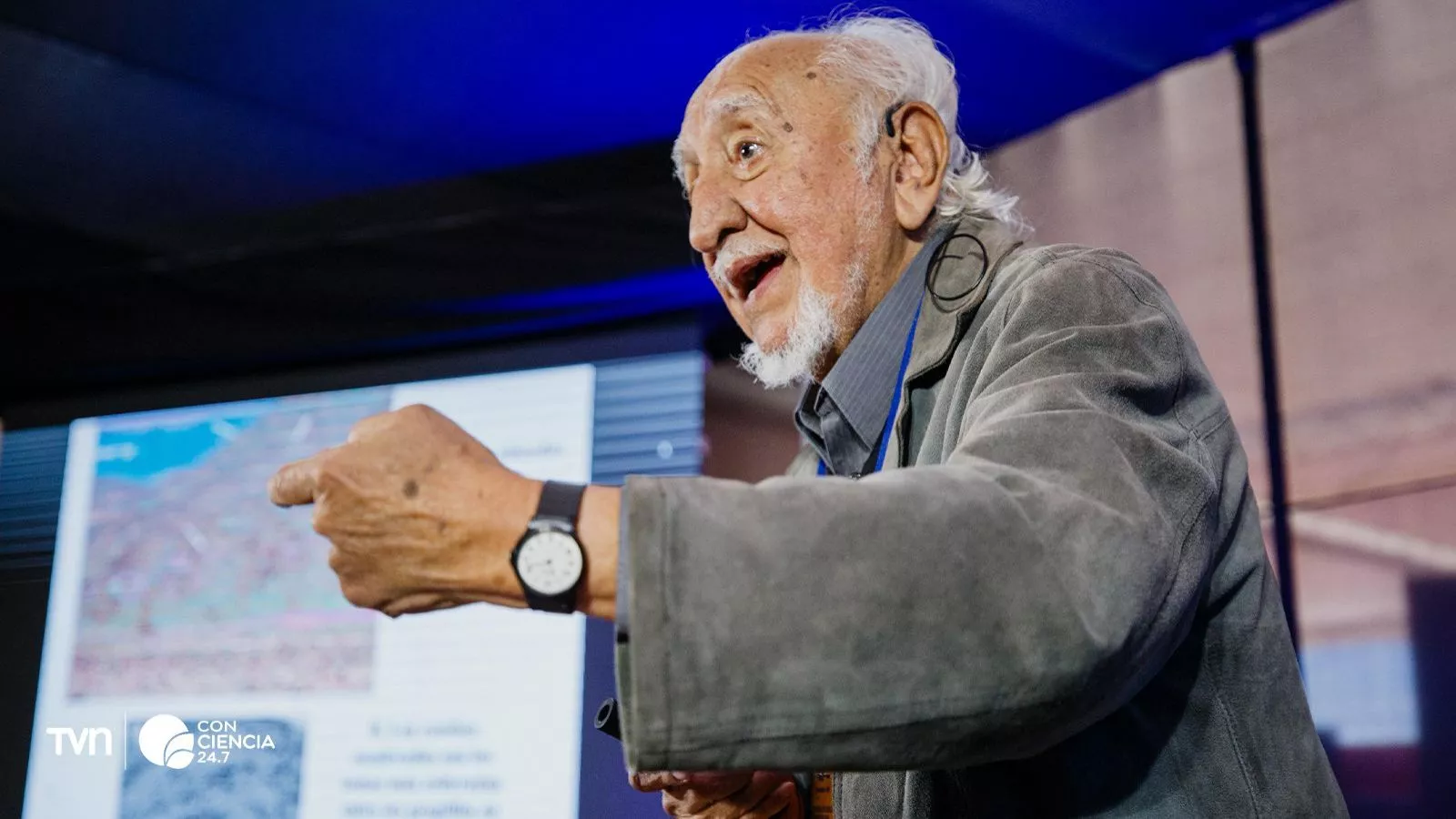 Lautaro Núñez, Wendoline Yáñez y Calogero Santoro en Puerto de Ideas.