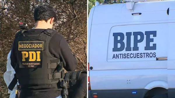 PDI realizando peritajes por secuestro de empresario de 84 años