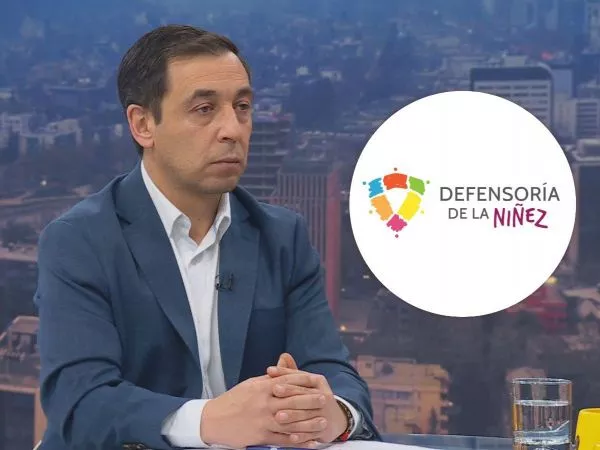 Defensor de la Niñez, Anuar Quesille, siendo entrevistado en 24 Horas