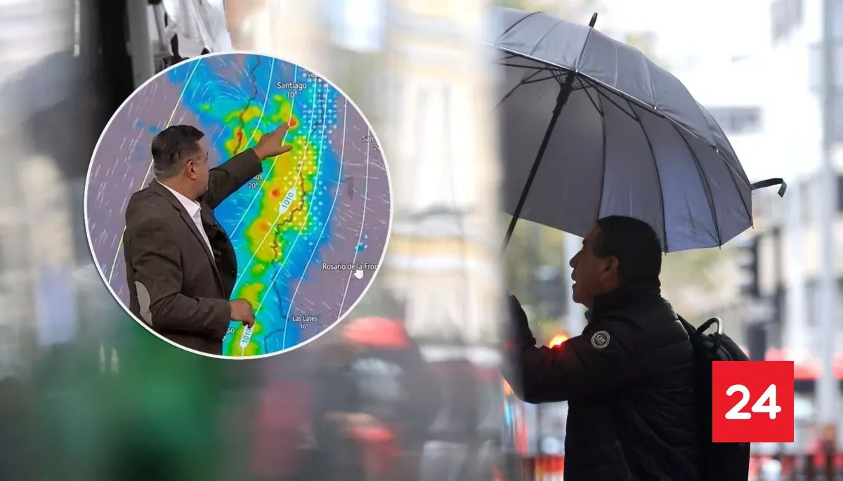Iván Torres confirma lluvia en Santiago: a qué hora empieza y cuánto caerá