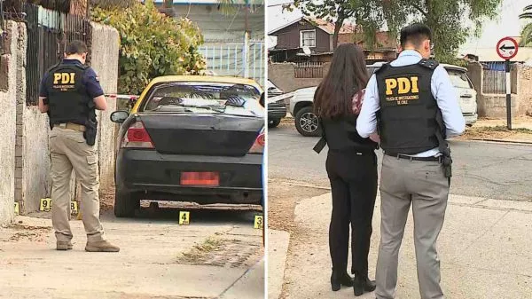 Lugar en el que se registró balacera en Macul.