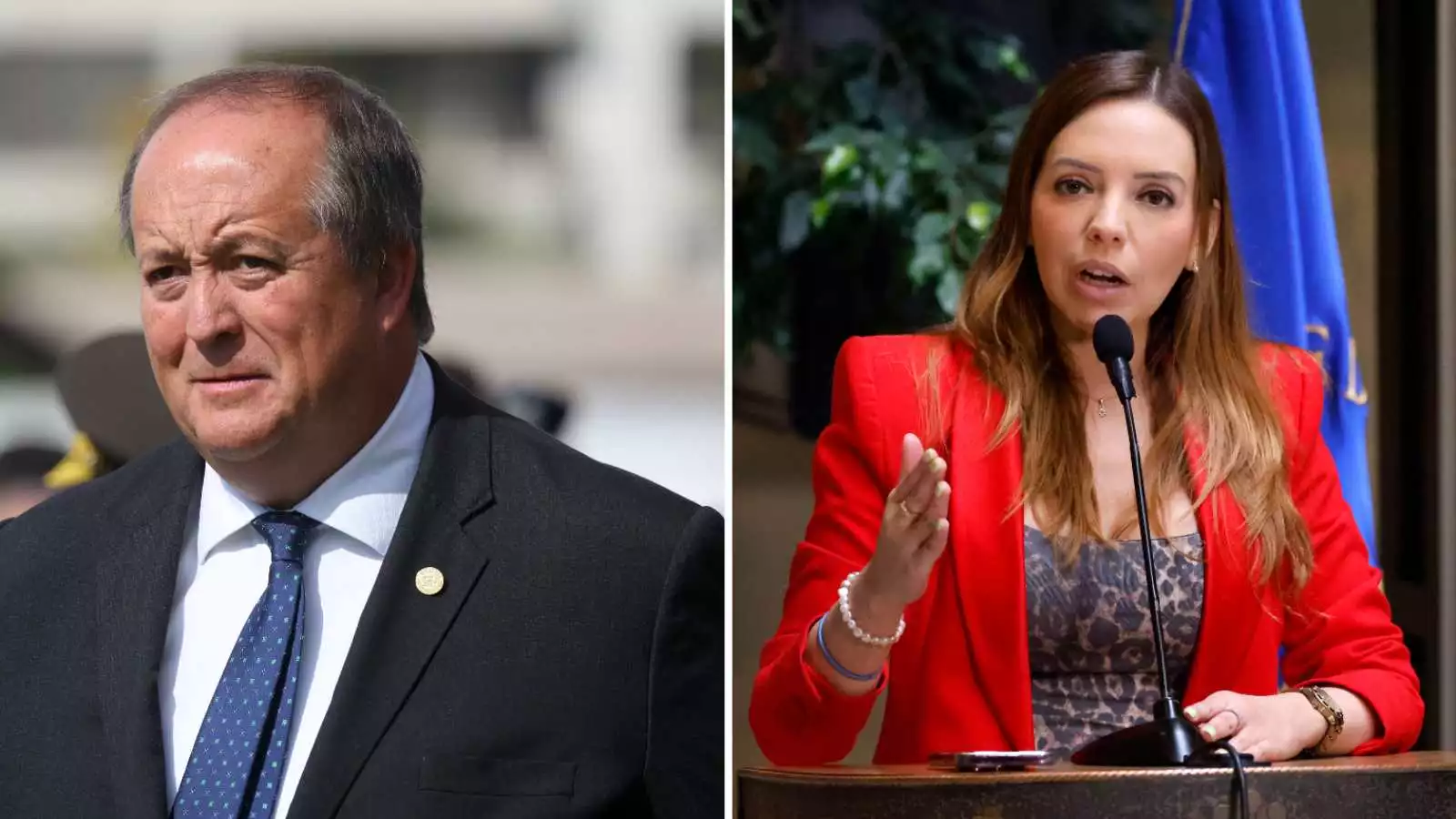 Ángel Valencia y Camila Flores