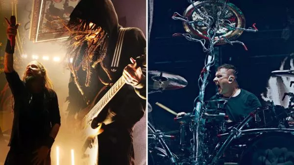 Korn presentándose en vivo
