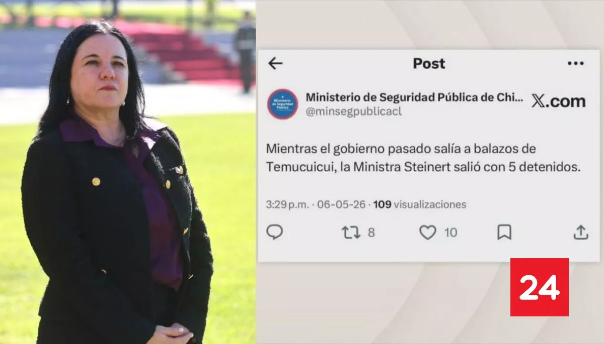 #Nacional 

Polémica por tuit del ministerio de Seguridad que después borró: comparó operativo en Temucuicui con gestión de Izkia Siches 

Más detalles⬇️