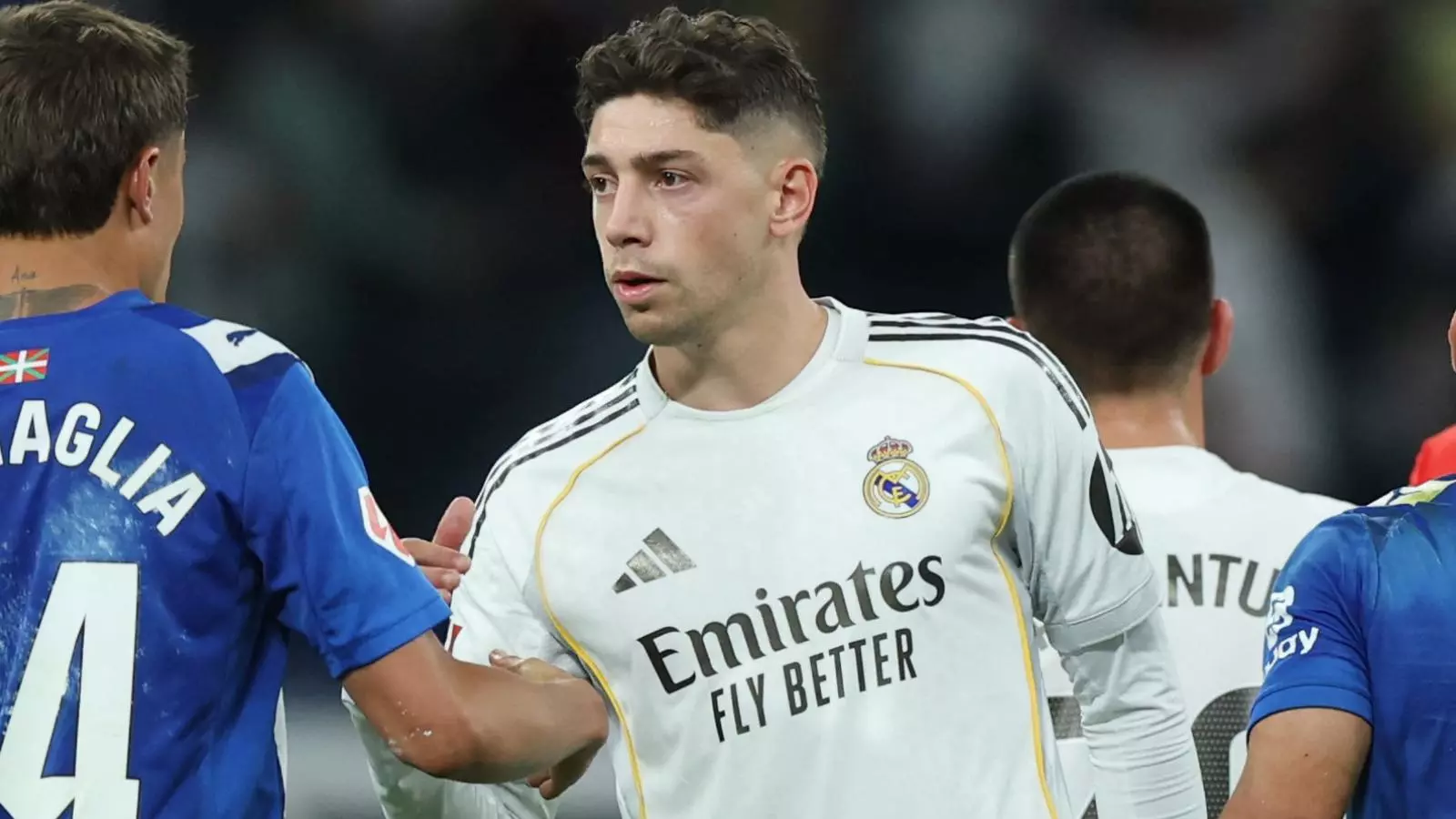Federico Valverde en un partido del Real Madrid