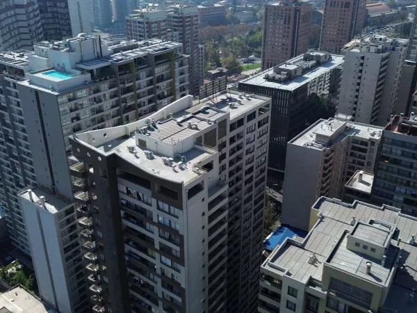 Edificios en el centro de Santiago