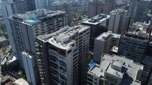 Edificios en el centro de Santiago