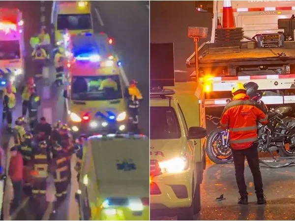 Tres muertos tras choque de motos en plena Ruta 5: Qué se sabe