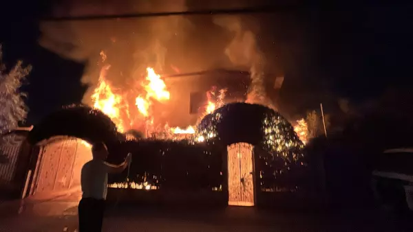 Incendio en San Joaquín