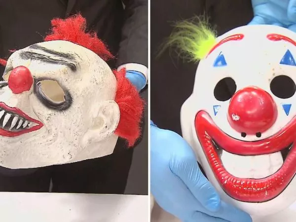 Máscaras utilizadas por banda que realizaba portonazos y que fue detenida por la PDI