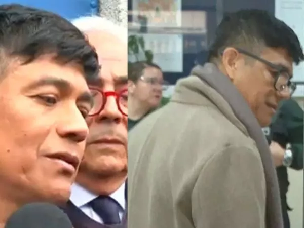 Américo tras ser formalizado por violencia intrafamiliar