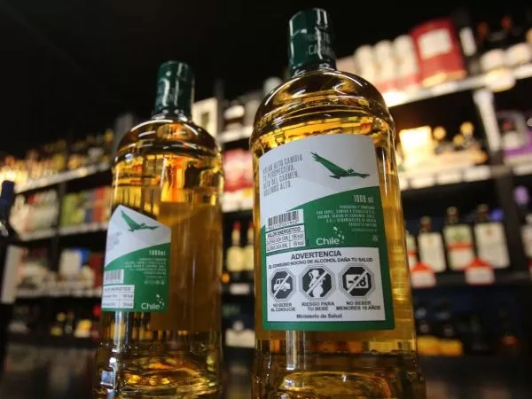Botellas de pisco