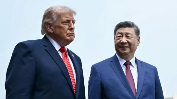 Donald Trump y Xi Jingping en China