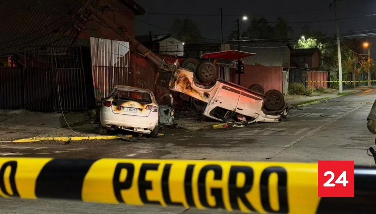 Accidente de tránsito culmina con dos vehículos incendiados en La Florida