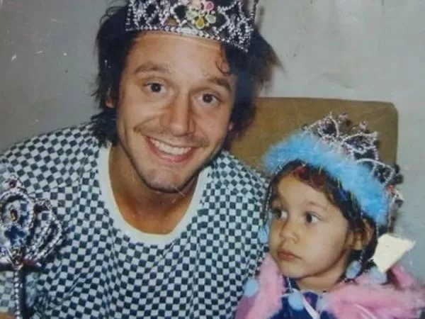 Benjamín Vicuña y su hija Blanca