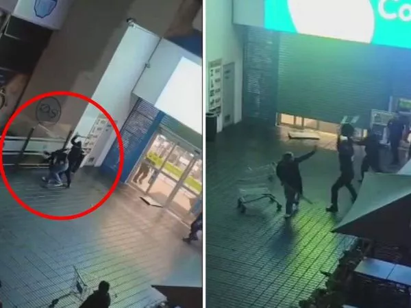 Registros de pelea en supermercado de Concón