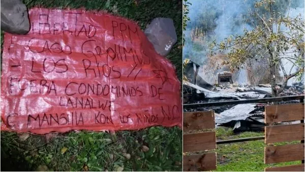Ataque incendiario: Casa destruida en ruta que une Cañete con Contulmo