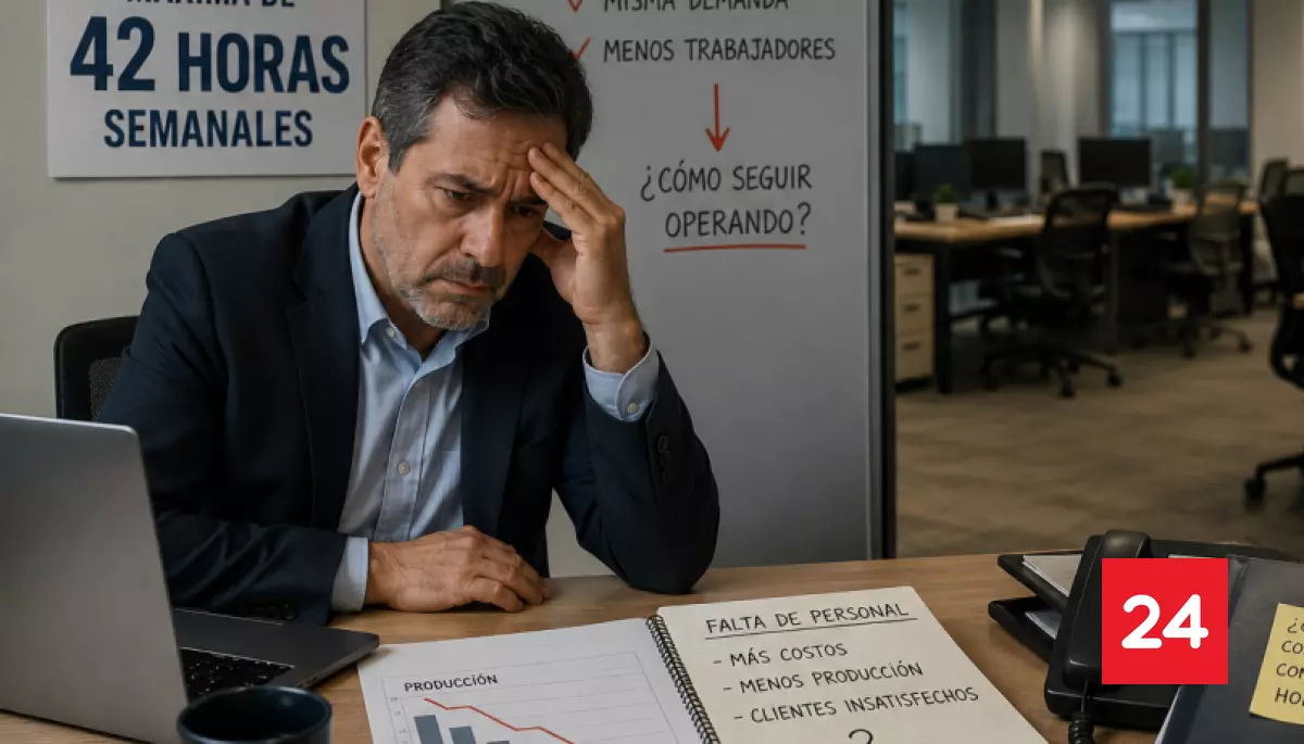 ✨ #Tendencias 

42 horas semanales: cada 5 trabajadores las empresas necesitarán uno más para operar sin interrupciones 

Más detalles ⬇️