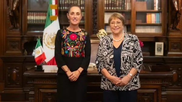 Michelle Bachelet y Claudia Sheinbaum