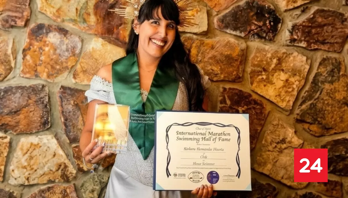 #Nacional 

La “Sirena de Hielo” hace historia: Bárbara Hernández se convierte en la primera chilena en entrar al Salón de la Fama de la Natación 

Más detalles⬇️