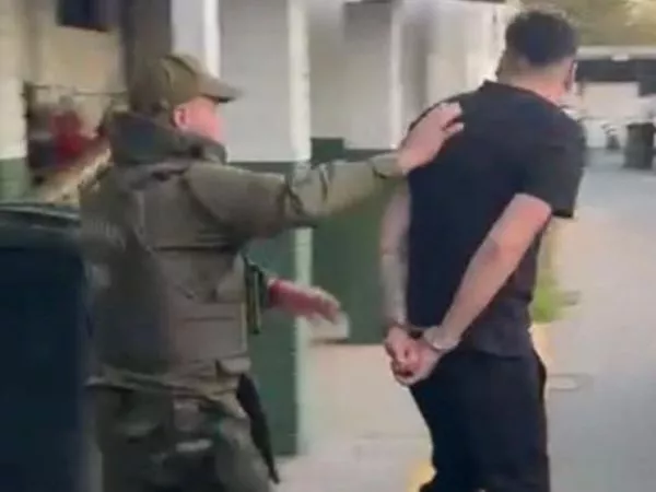 Vehículo recuperado por Carabineros y un detenido de la banda de 