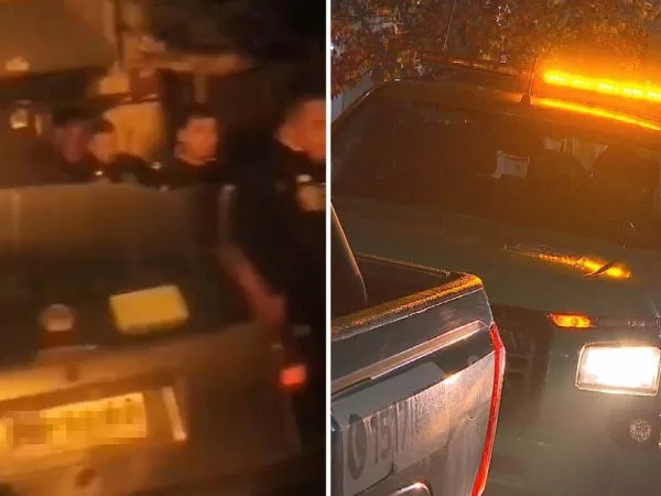 Hombre acusado de agredir a lactante de 10 meses siendo detenido